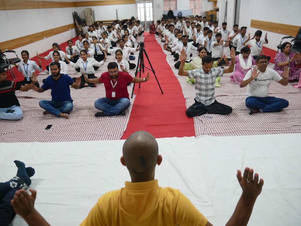 World Yoga Day 2024 in IIBM Patna